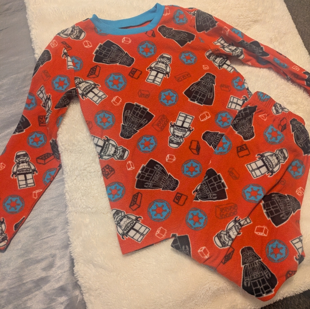 Lego Star Wars Red Pajama Set Size 6/7